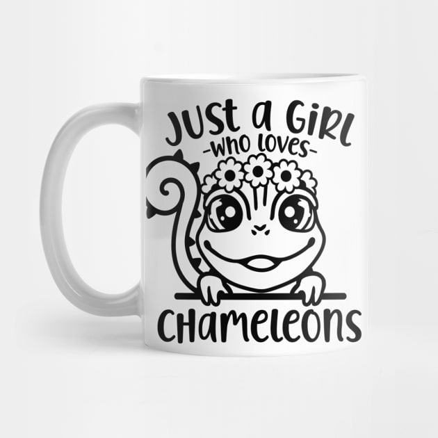 Just A Girl Who Loves Chameleons - Chameleon by fromherotozero